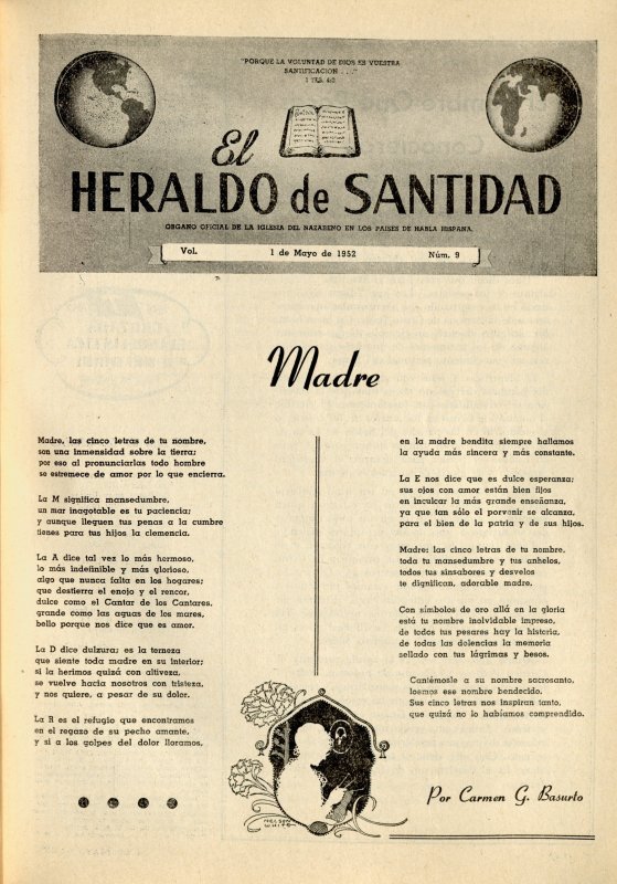 Portada, Madre, Carmen G. Basurto