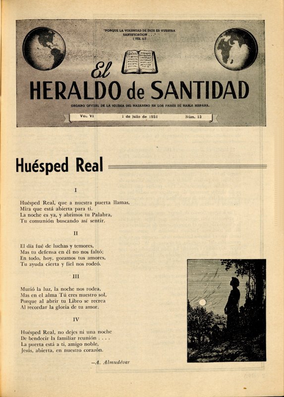 Portada: Huésped real, A. Almudévar