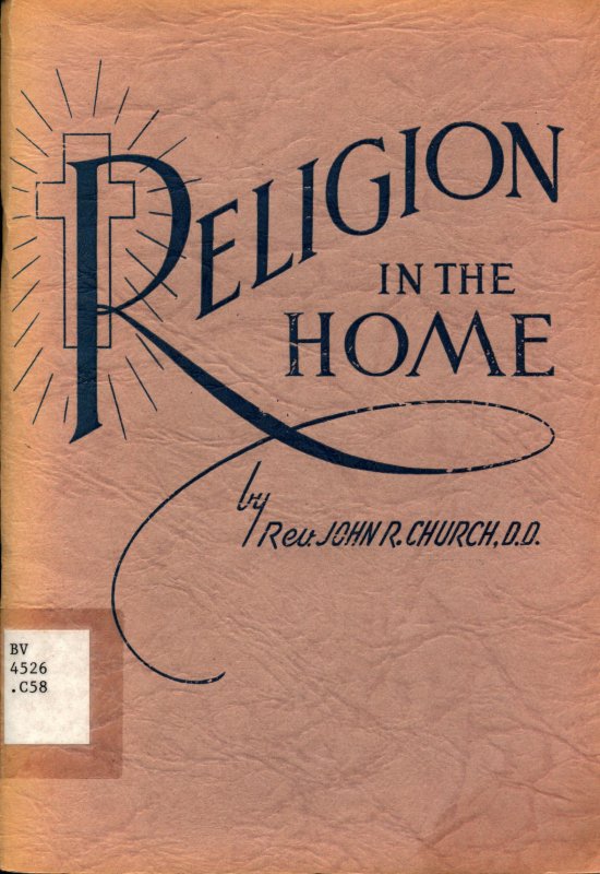 Cover Image of Book - Religion in the Home