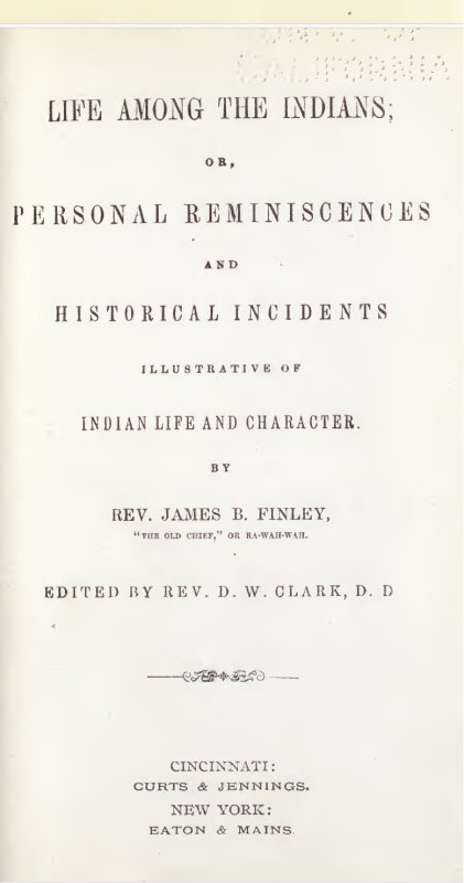 Title page image - life among the indians