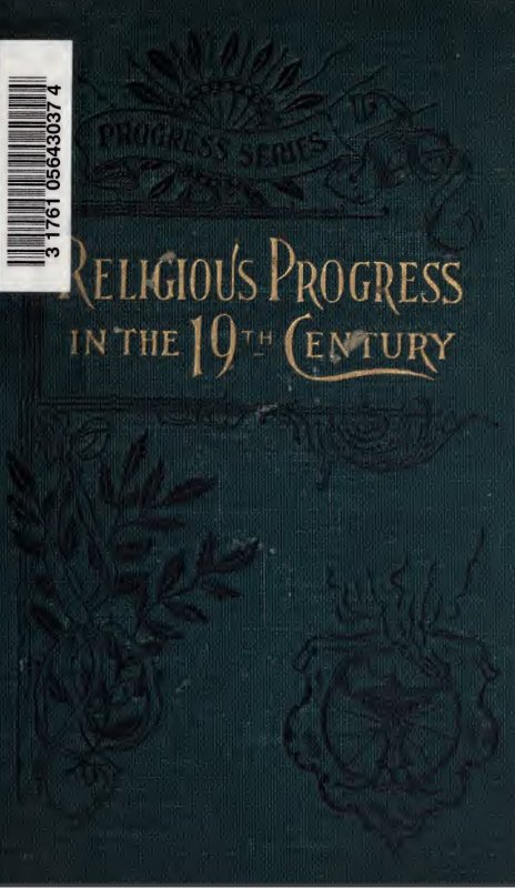 Cover Image of Book - Religious Progress in the Nineteenth Century