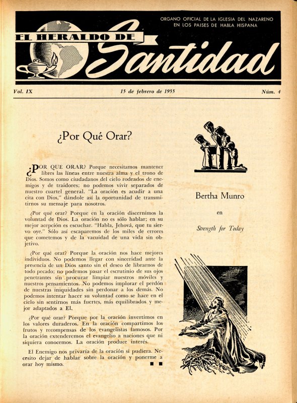 Portada: ¿Por qué orar?, Bertha Munro