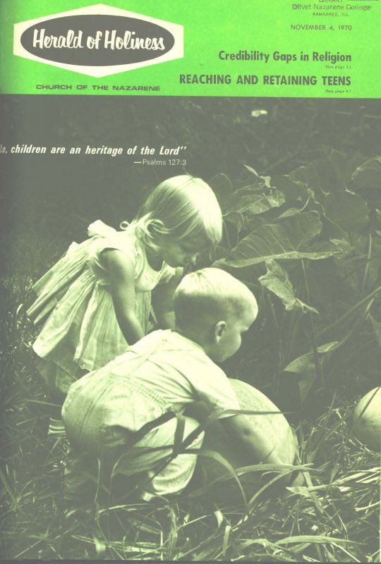 Herald of Holiness - November 4, 1970